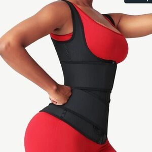 High Compression Vest & Double Closure for Posture Support and Body Shaping